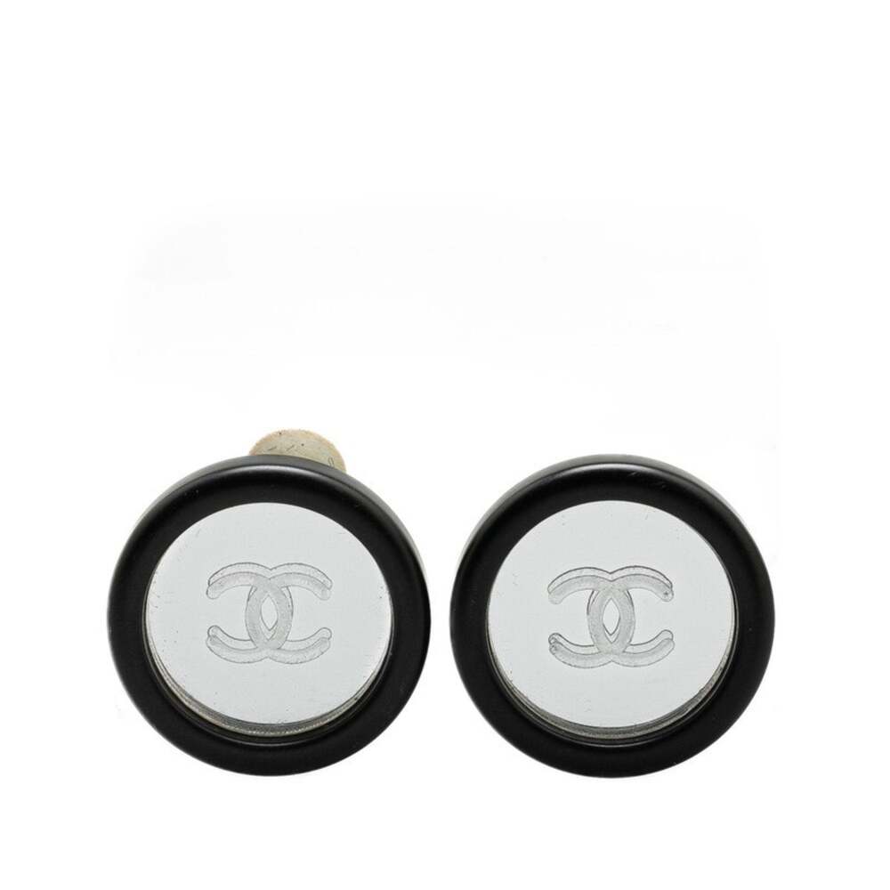 Chanel Cc Logo Round Clip-On Earrings #209254C62B
